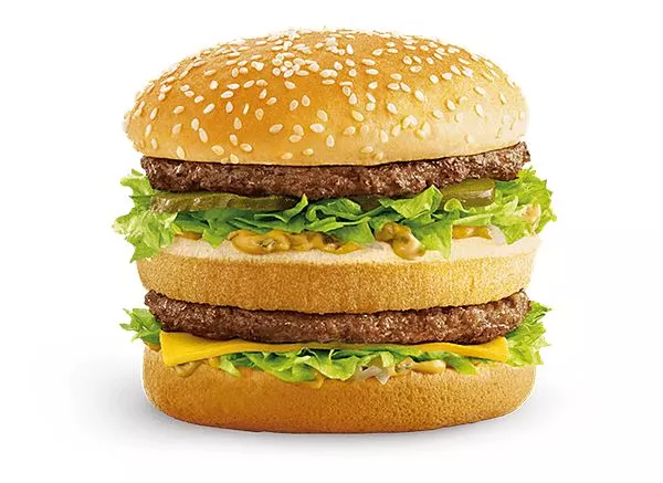 Фото гамбургера в стиле минимализм