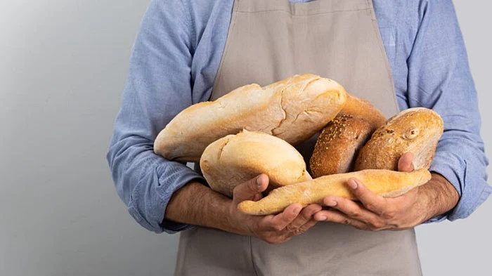 Cтоковое фото хлеба с моделью