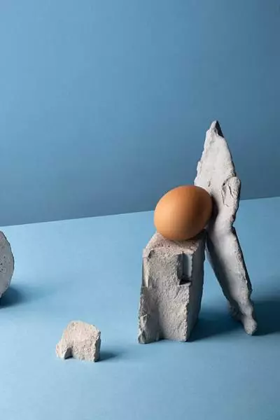 Креативная фуд фотография яйца
